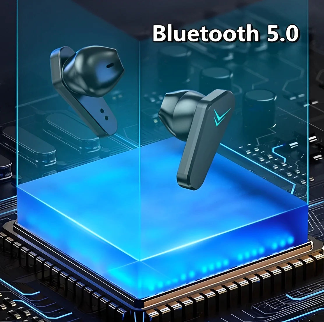 Fone De Ouvido Bluetooth 5.0 Sem Fio