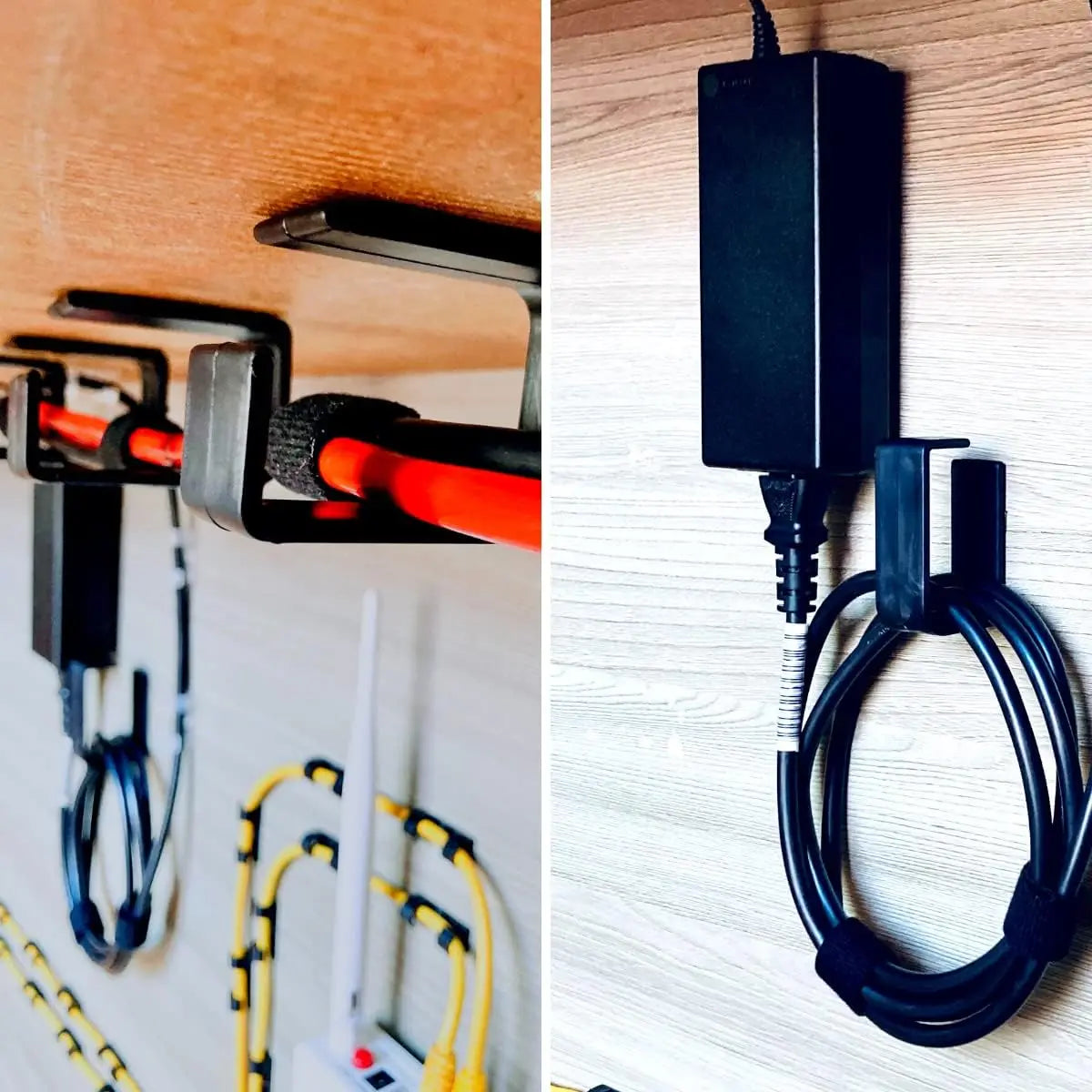 1 peça organizador de cabos