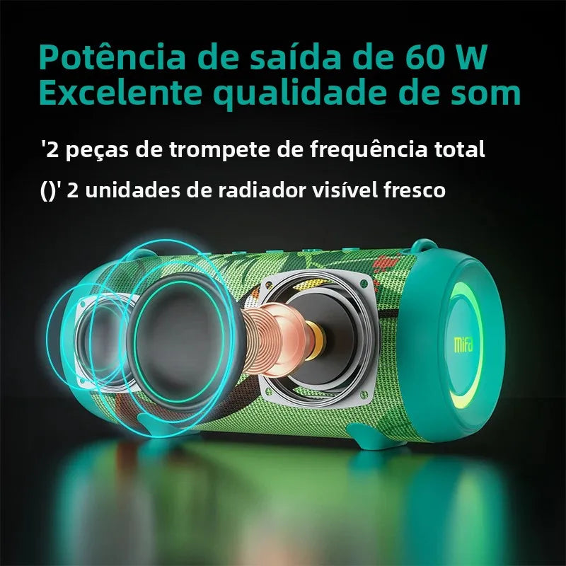 Caixa de Som Bluetooth Mifa A90 Verde
