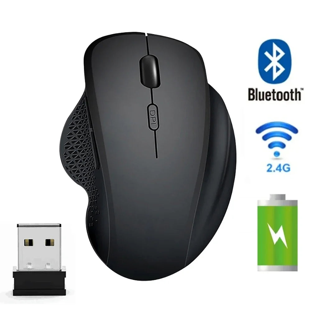 Mouse sem Fio Ergonômico
